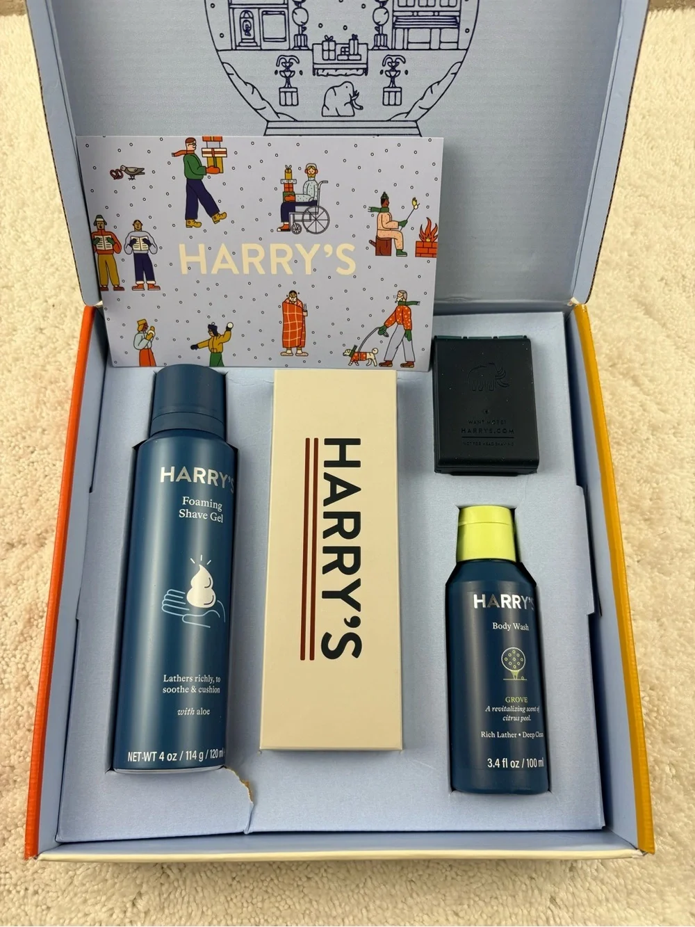 NIB Harry’s 1x Limited-Edition Shave & Shower Gift Set